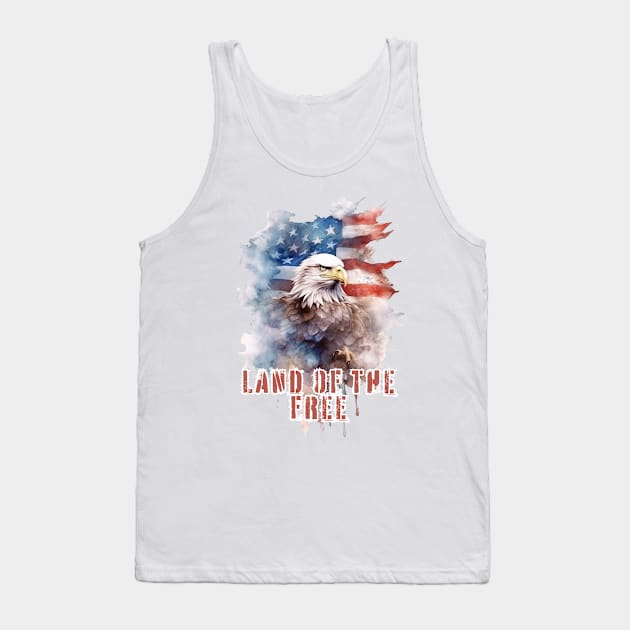 Land of The Free - Independence Day Tank Top by LetsGetInspired